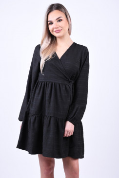 Rochie Pieces Alina Wrap Black